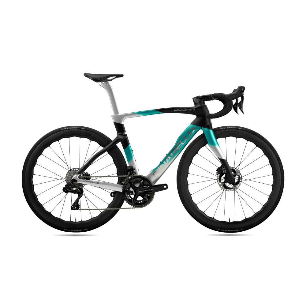 2024 Pinarello Dura Ace Di2 - Nebula Green Silver Road Bike