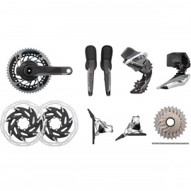 SRAM Red eTap AXS HRD FM 2x12-Speed 37-50 6-Bolt Disc Power Meter Groupset SRAM Red eTap AXS HRD FM 2x12-Speed 37-50 6-Bolt Disc Power Meter Groupset